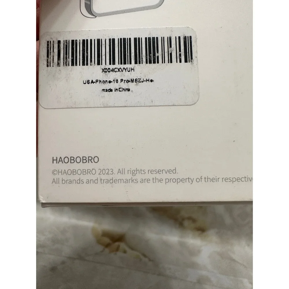 HAOBROBO Magnetic Case with Stand for‎ iPhone 14 Pro Max Clear Black